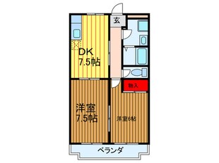 メゾンルミエールの物件間取画像